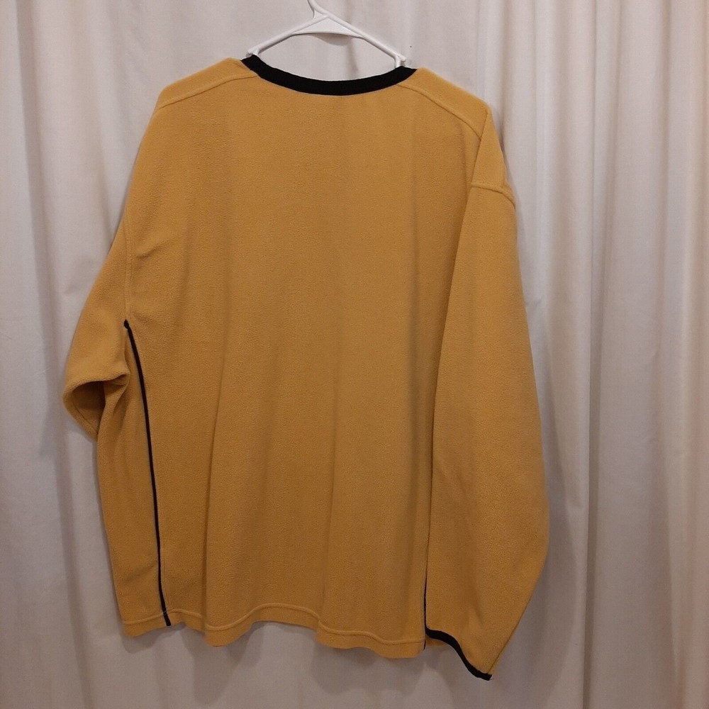 Nike Baseball Nike Team Sweatshirt Fleece Men XL Yellow/Black Black Label READ - Picture 2 of 16